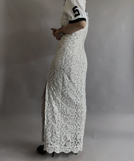 【USED】 Flower Pattern Spangle One-piece / 230506-007