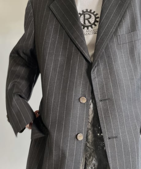 【USED】 Ralph Lauren Stripes Tailored Jacket / 220514-019