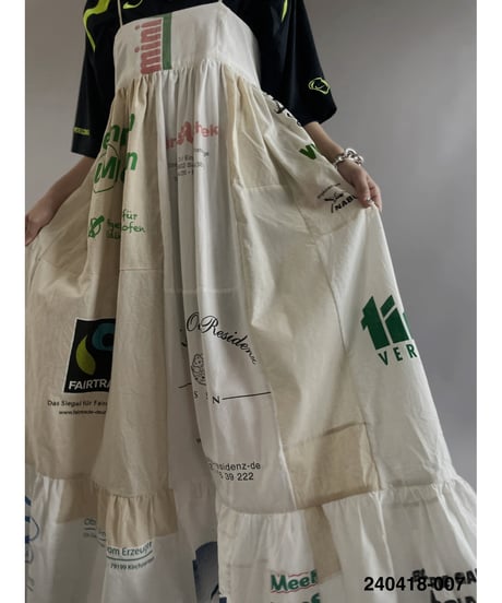 【RE;CIRCLE】RE Eco-Friendly Bag Camisole Long One-piece / 240418