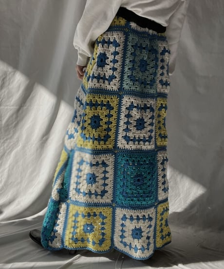 【RE;CIRCLE】 RE Granny Long Skirt⑦/211216-048