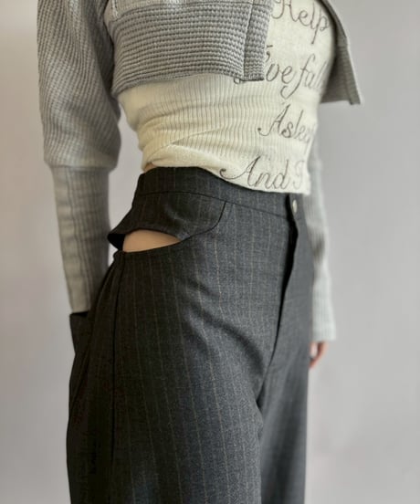 【RE;CIRCLE】 RE Suit Barrel Leg Pants/ 260420-021