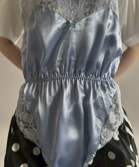 【USED】 Satin Camisole Leotard / 260516-015