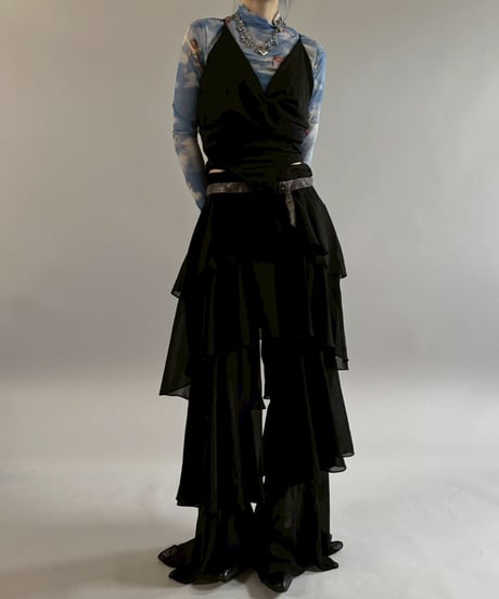 【USED】 Angel Pattern Sheer Top / 260307-023