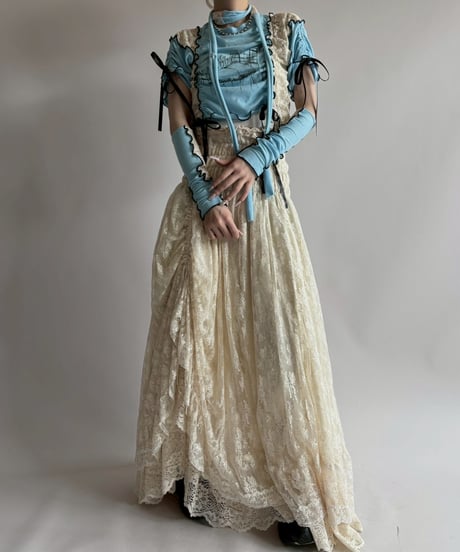 【RE;CIRCLE】 RE Mellow Top + Arm + Tie  / 250710-016