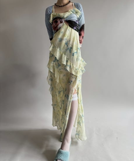 【USED】 Design Bra Top & Sleeve  / 250531-003