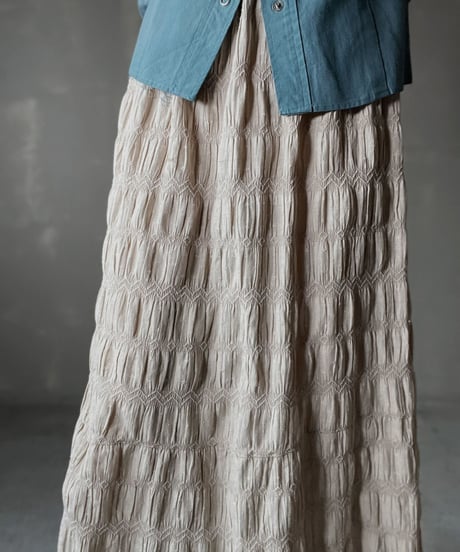 【USED】  Cotton Long Skirt/220220-015