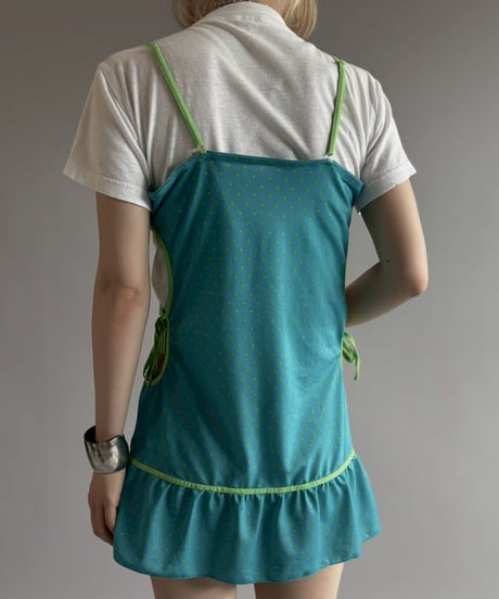 【USED】 Dot Pattern Camisole One-Piece  /260622-014