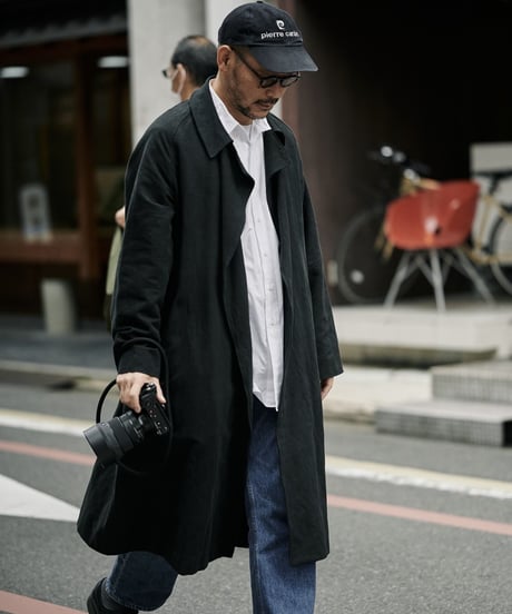 【RE;CIRCLE】 RE 1950s Flench Linen Coat  BLACK / 221031-006