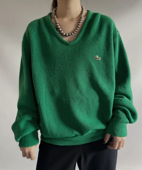 【USED】 LACOSTE Acrylic Knit/ 231104-023