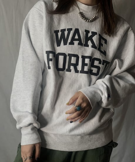 【USED】  Champion Reverse Weave Sweat WAKE FOREST/210516-013