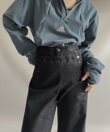 【USED】 ACME ZIPPER Military Sailor Pants / 231104-024