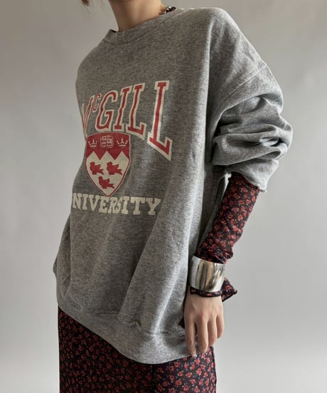 【USED】 McGILL UNIVERSITY Sweatshirt / 250920-014