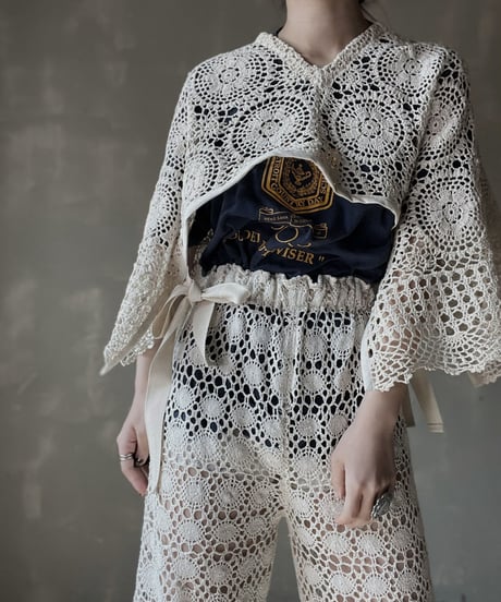 【RE;CIRCLE】 RE Crochet Vest①/20220317-010