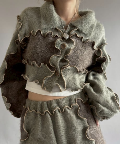【RE;CIRCLE】 RE Mellow Mohair Knit Set up/ 251127-001