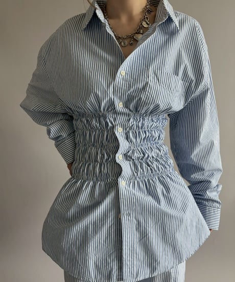 【RE;CIRCLE】 RE Shirring Shirt / 260409-013