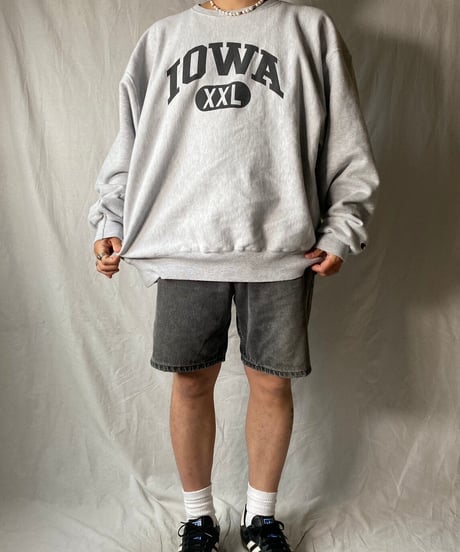 【USED】   Champion Reverse Weave Sweat IOWA/210516-035