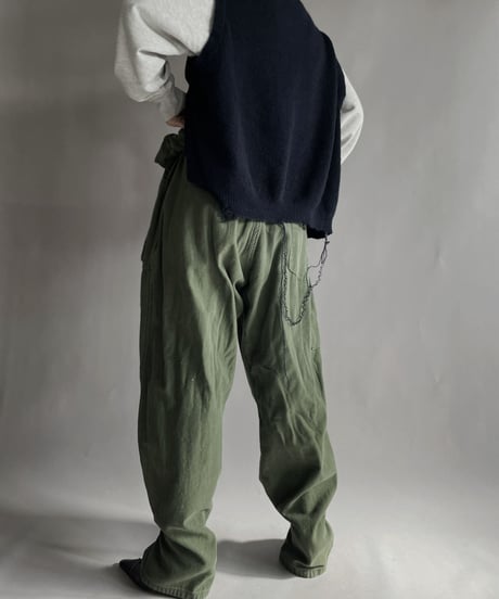 【USED】 Army Cotton Coverall  / 221203-025