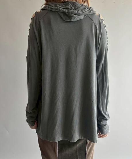 【USED】 HARLEY DAVIDSON Hooded L/S T-shirt / 251004-003