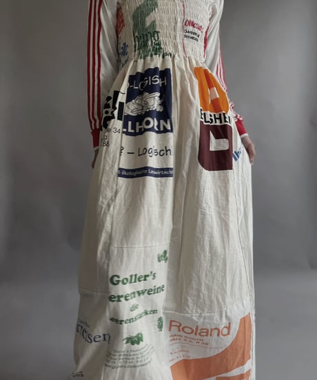 【RE;CIRCLE】RE Eco-Friendly Bag Shirring One-piece / 230327-012