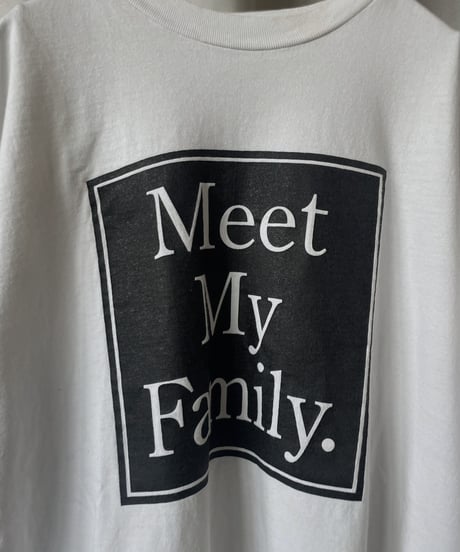 【USED】 S/S Meet My Family T-shirt / 230603-002