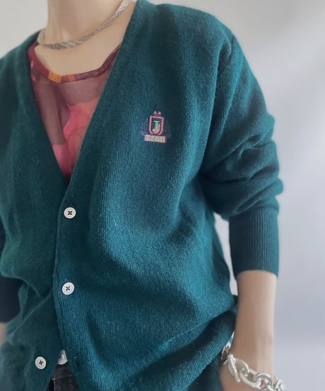 【USED】IZOD Acrylic Cardigan/ 230909-020