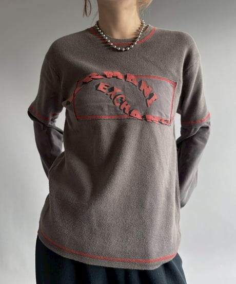 【USED】 ARMANI EXCHANGE Layered Look L/S Top / 251129-024