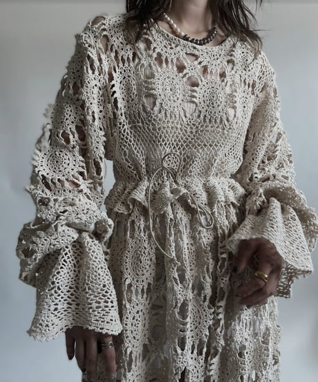 【RE;CIRCLE】 RE Crochet Lace One-piece / 220427-041