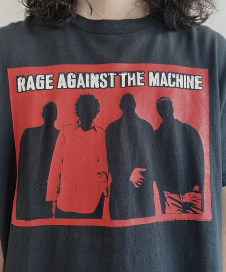 【USED】  MADE IN USA Band T-shirt RAGE AGAINST THE MACHINE /230703-008