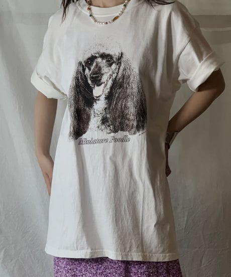 【USED】S/S T-shirt DOG⑦/210604-017