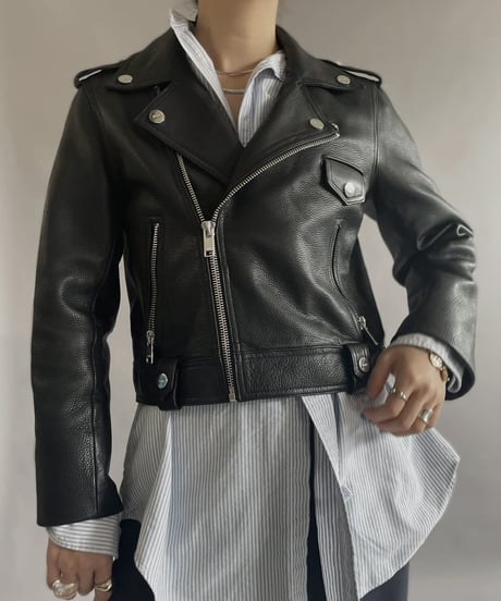【USED】 GANNI Leather Jacket / 230401-021