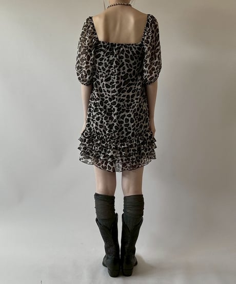 【USED】 Leopard Pattern S/S One-Piece  / 250628-003