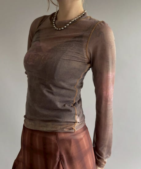 【USED】 Sheer Top / 251129-002