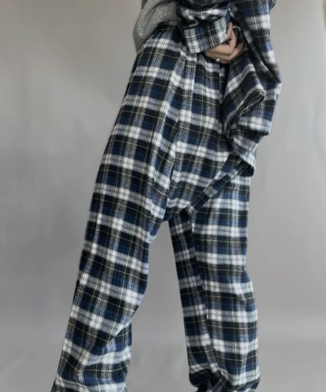 【USED】 Joseph Lyman Checked Shirt + Pants Co-ord Set / 221224-008