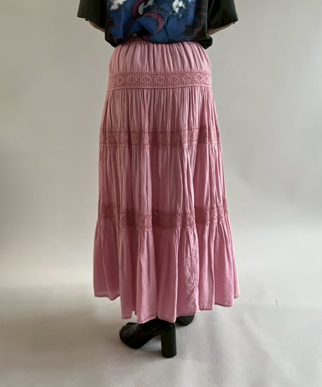 【USED】 Linen Long Skirt/ 250621-022