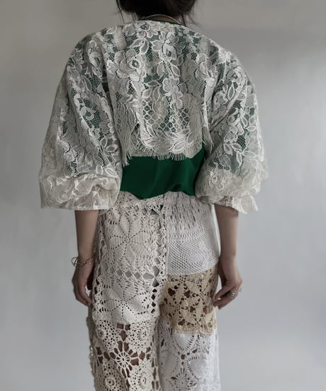 【RE;CIRCLE】 RE Crochet Lace Bolero / 220526-034