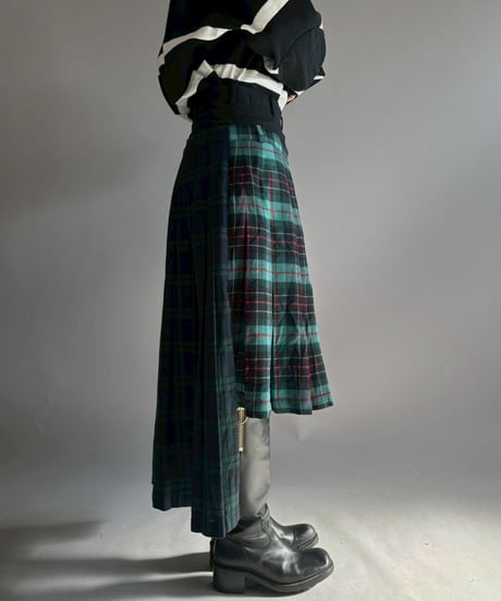 【RE;CIRCLE】 RE Kilt Long Skirt / 251204-009