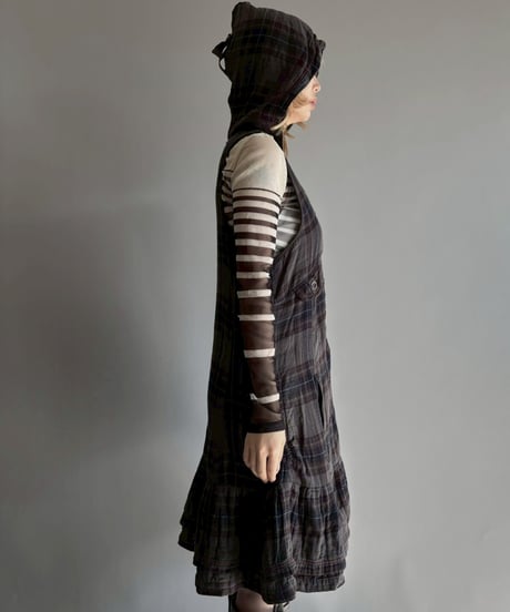 【USED】 Hooded N/S One-Piece  /251108-026