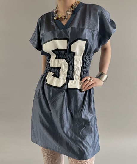 【RE;CIRCLE】 Shirring Football Shirt  /  250904-009