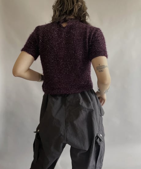 【USED】 S/S Polyester Top / 230527-024