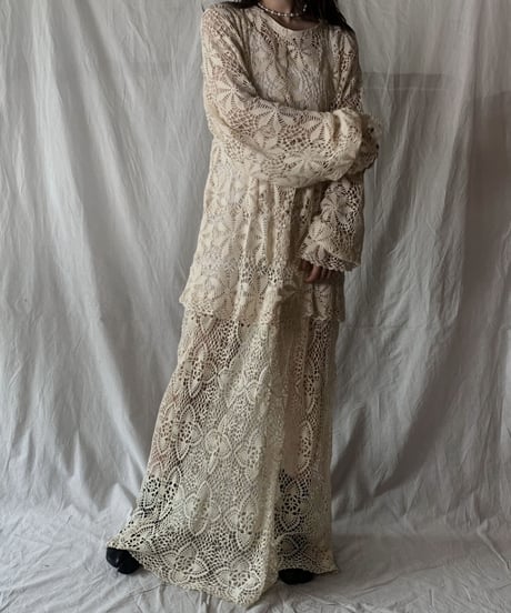 【RE;CIRCLE】RE Crocket L/S Dress②/210526-051