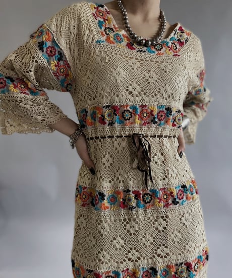 【USED 】Patterned Long One-Piece /240511-003