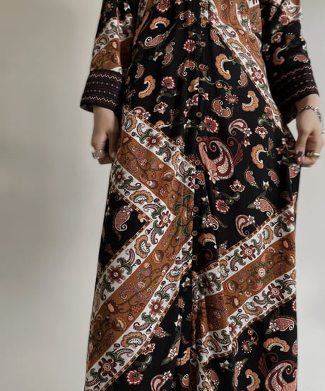 【USED】 Ethnic Long Sleeves One-piece / 220507-019