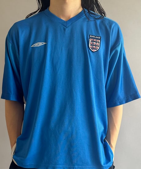 【USED 】UMBRO ENGLAND Soccer Shirt /240603-046