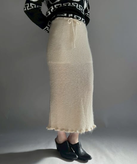 【USED】 Knit Skirt / 251227-008