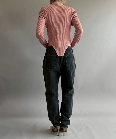 【RE;CIRCLE】 RE Rib Knit Leotard Top / 260416-011
