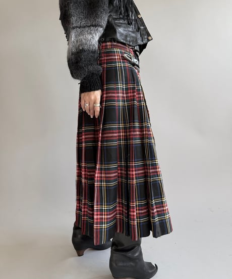 【RE;CIRCLE】 RE Kilt Long Skirt / 250102-017