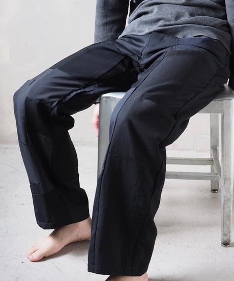 【RE;CIRCLE】 RE Patchwork One Tuck Suits Pants / 240325-011