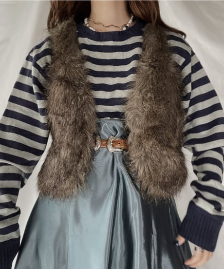 【USED】 Fur Vest / 220107-009