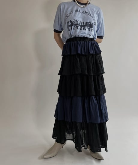 【RE;CIRCLE】 RE Indian Cotton Skirt / 220503-001