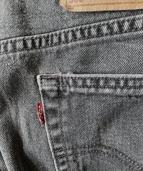 【USED】  Levi's Denim Pants 505 Black / 220416-013